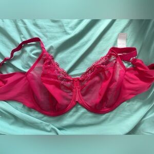 Elomi Zarla Pink Floral Sheer Bra